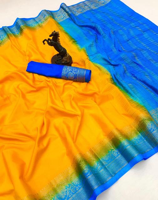 Malhar double zari border saree suppliers  - wholesale export